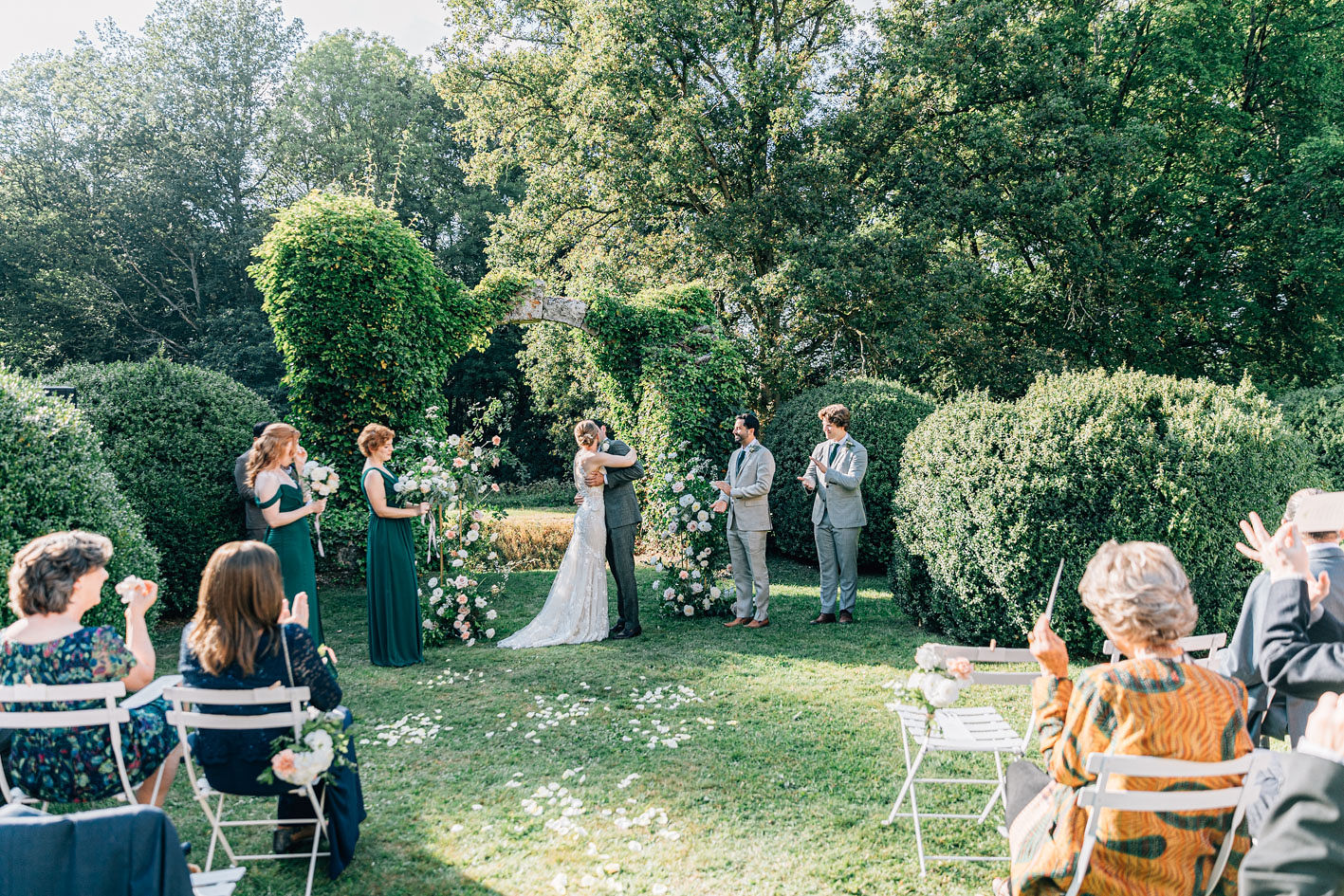outdoor wedding, cérémonie mariage,