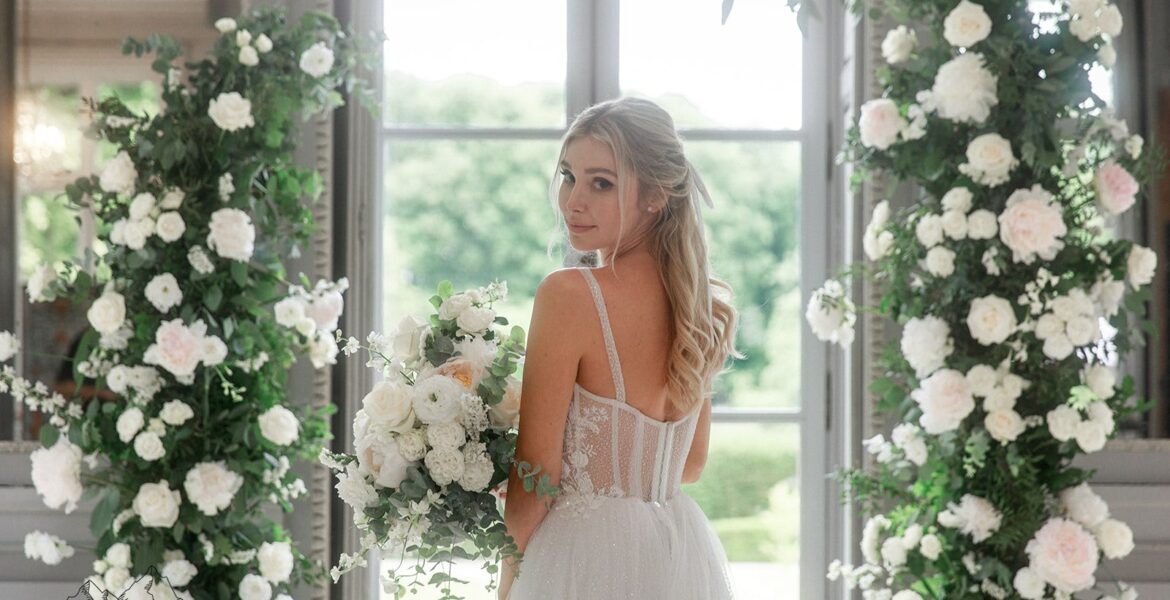 Mariage romantique au château de la Chesnaie