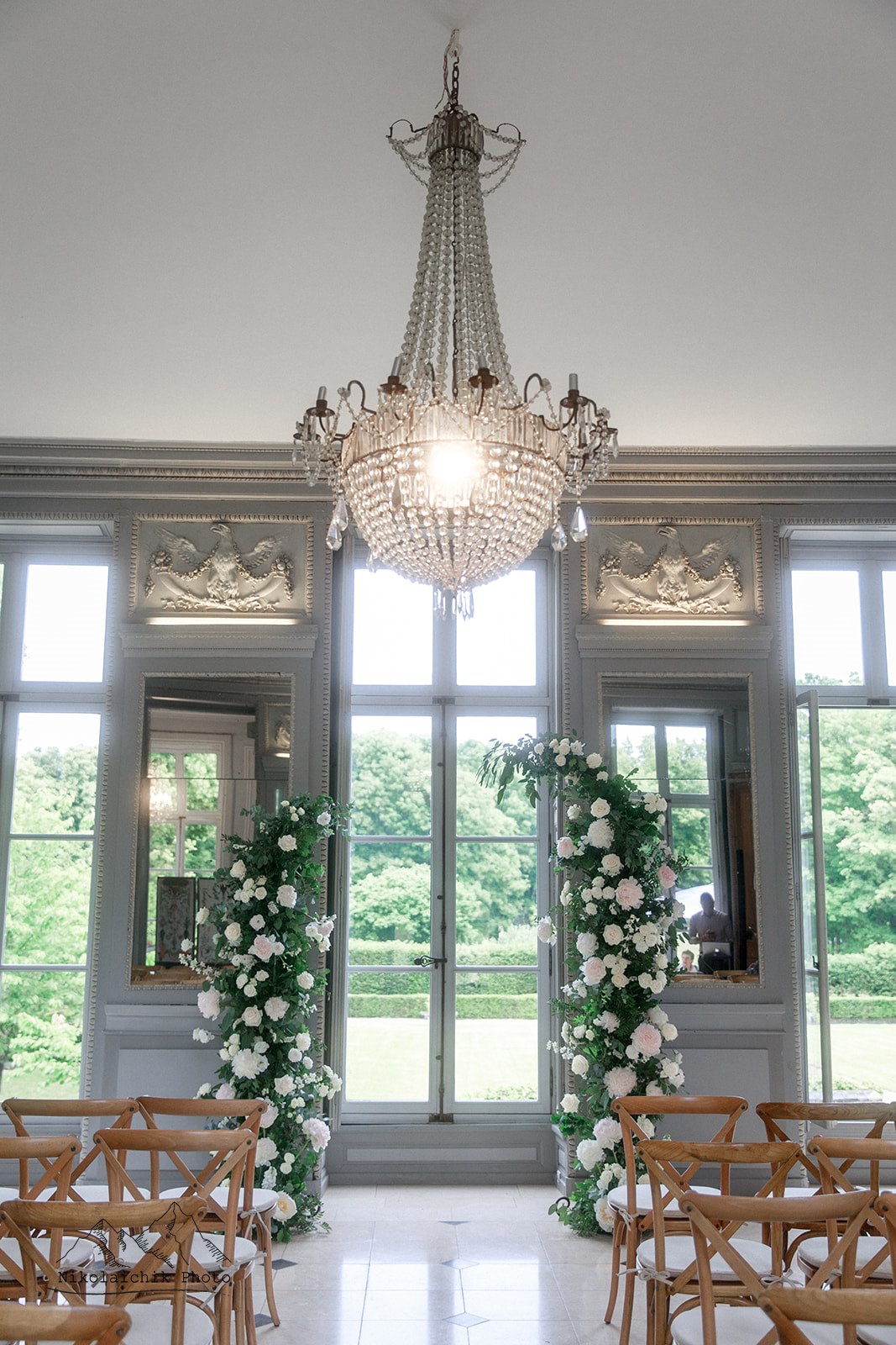 Bougeoir à 5 Branches En Alliage Doré - Décoration De Table Romantique Pour Mariage, Restaurant Ou Maison