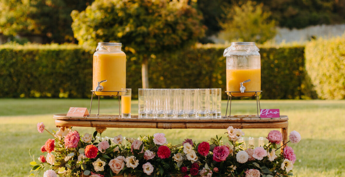 Pink Wedding Decor