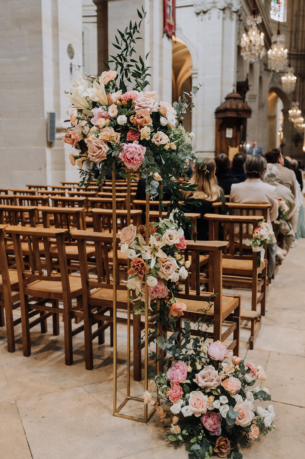 wedding designer, floral designer, mariage religieux, mariage cathédrale