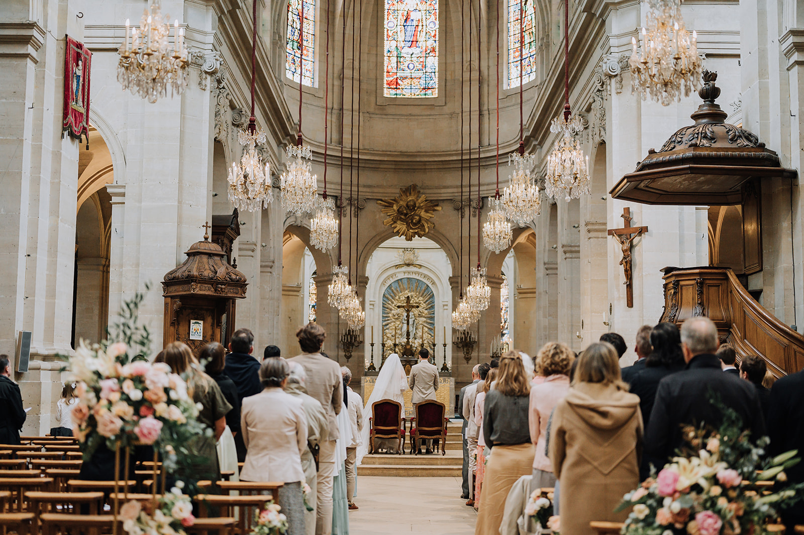 wedding designer, floral designer, mariage religieux, mariage cathédrale